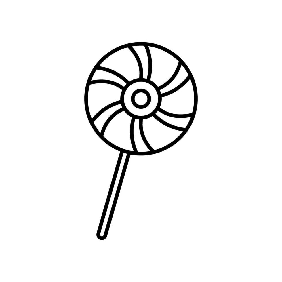 lolly icoon vector set. snoep illustratie teken verzameling. snoepgoed symbool of logo.