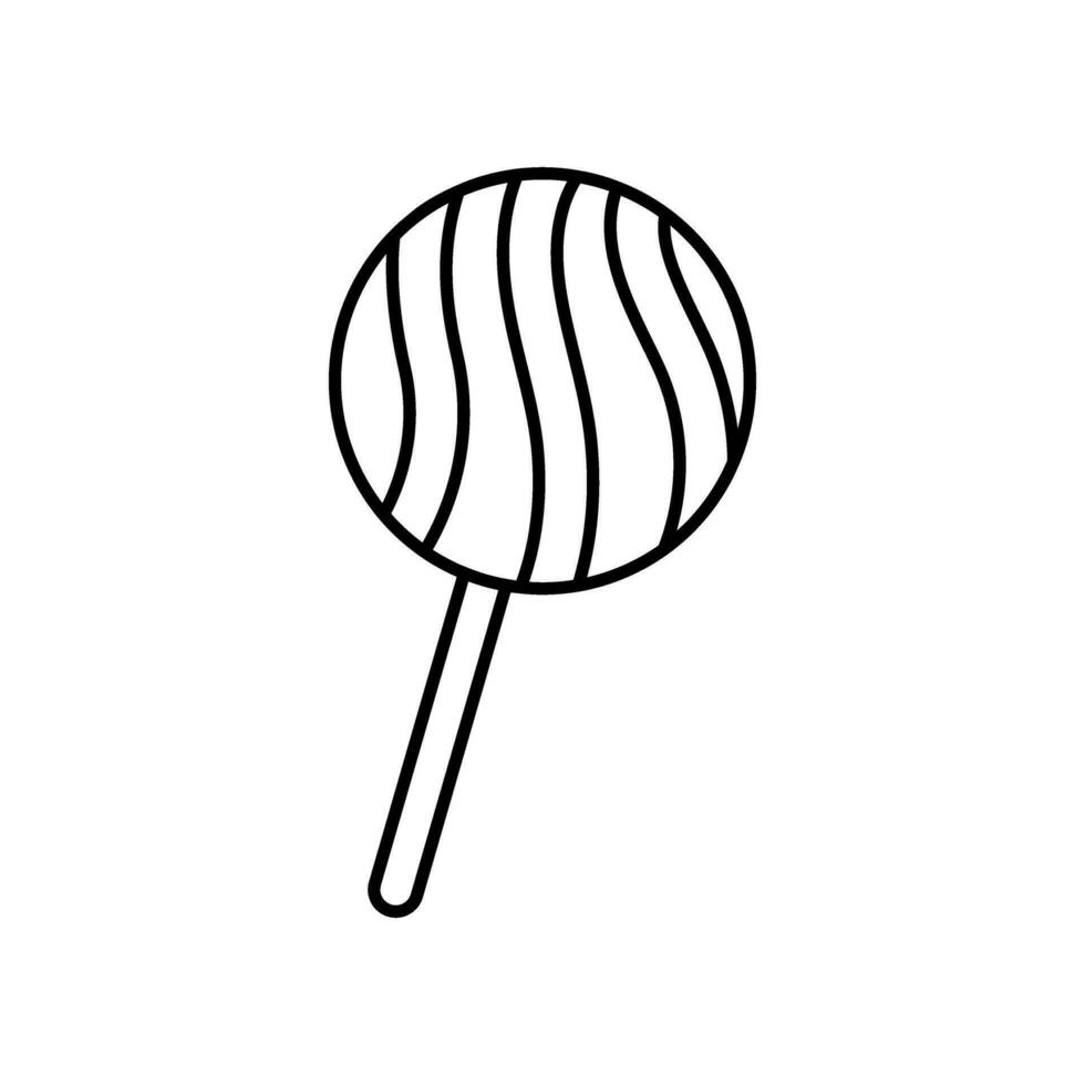 lolly icoon vector set. snoep illustratie teken verzameling. snoepgoed symbool of logo.