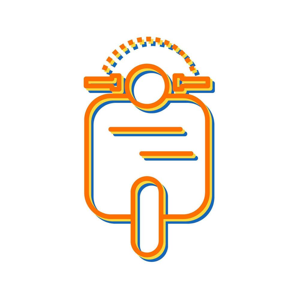 scooter vector pictogram