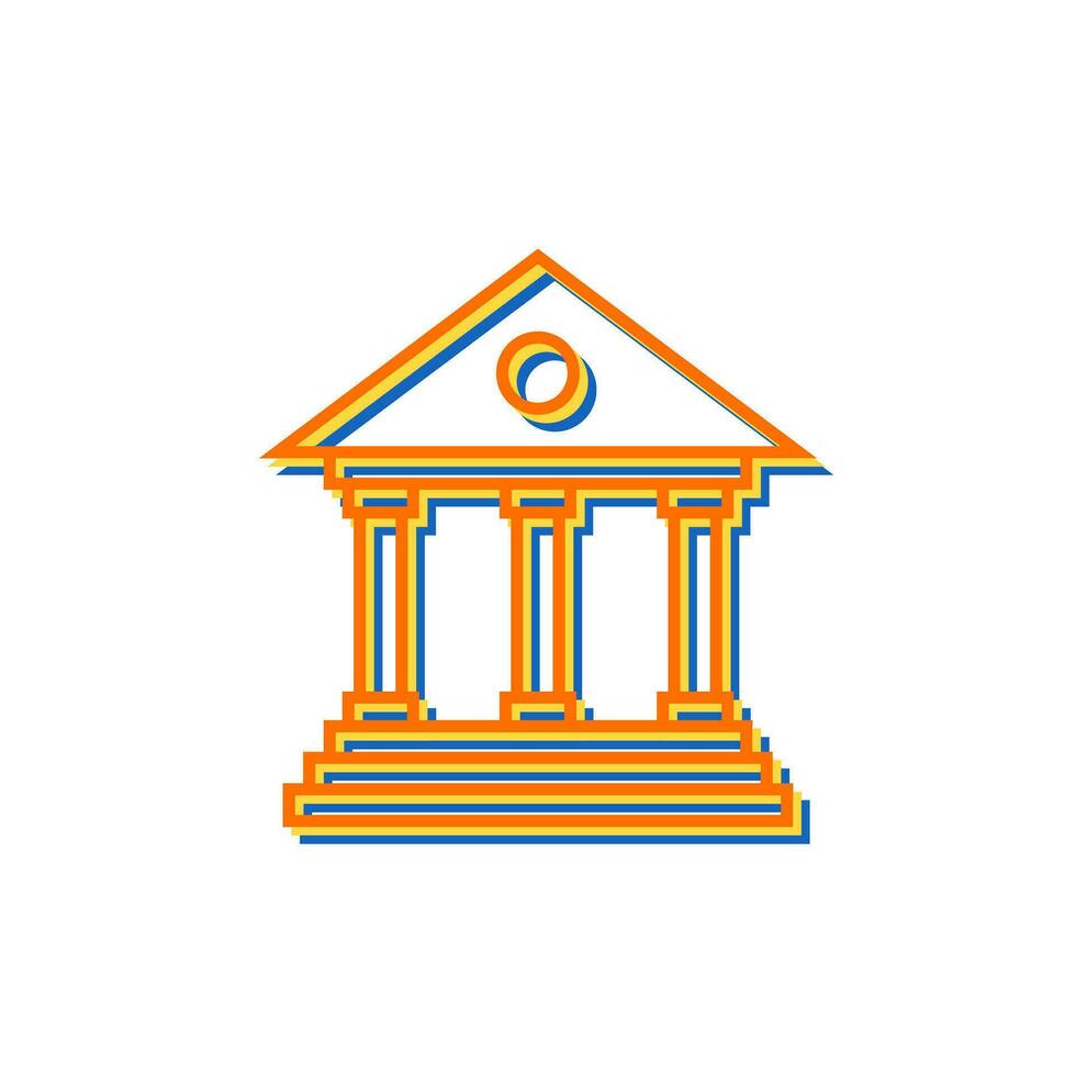 bank vector pictogram