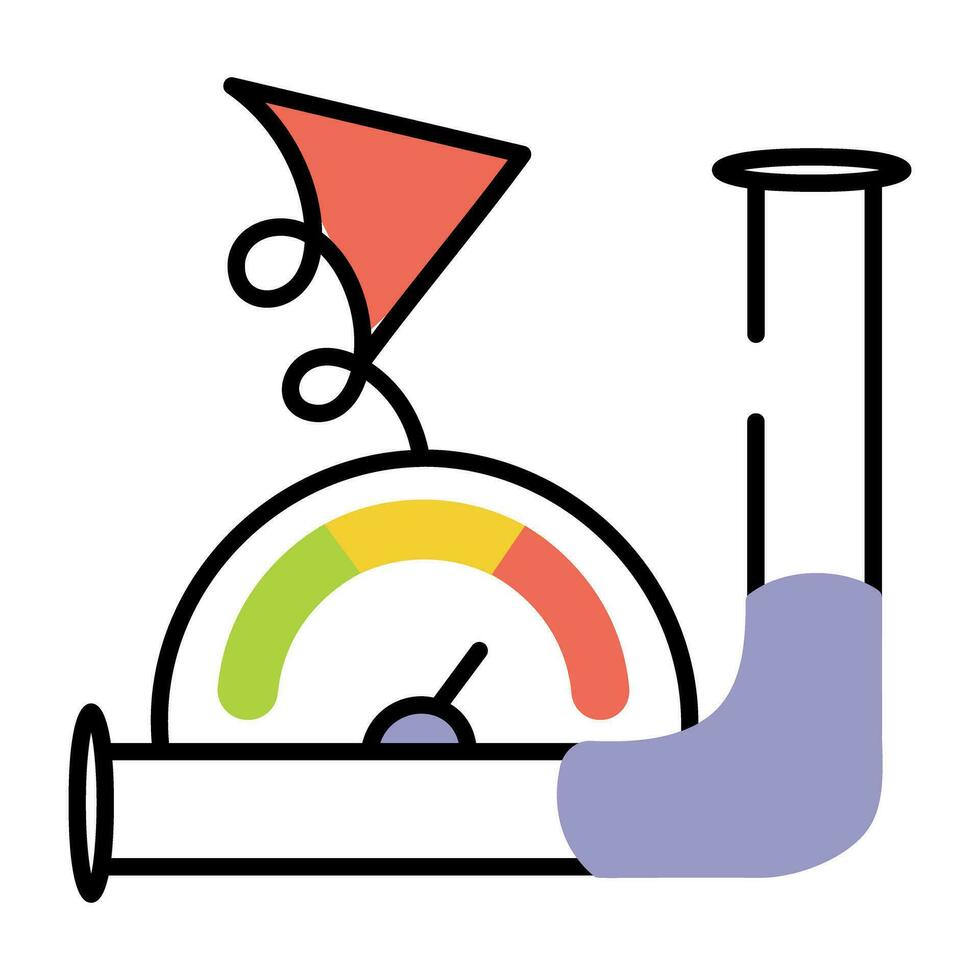 modieus water meter vector