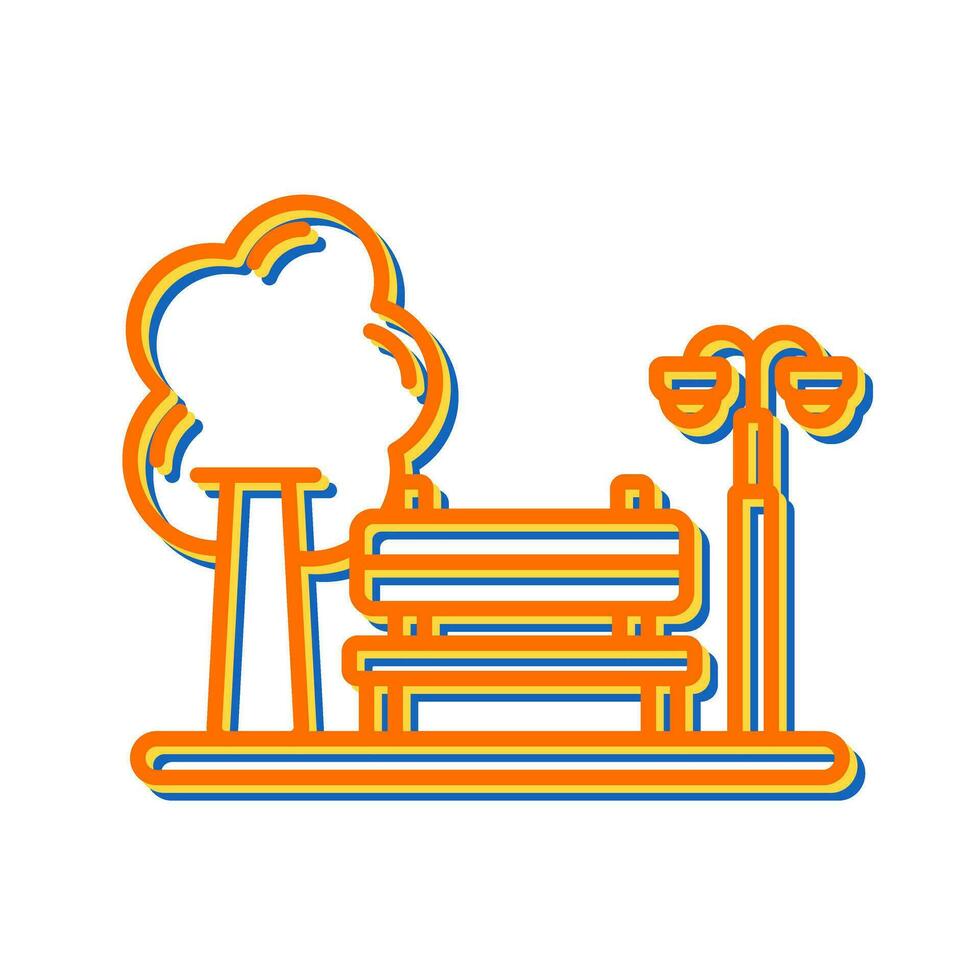 park vector pictogram