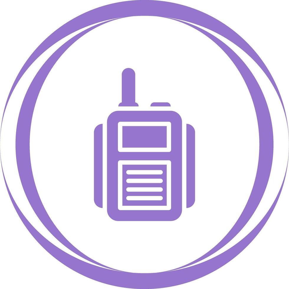 handslinger radio vector icoon