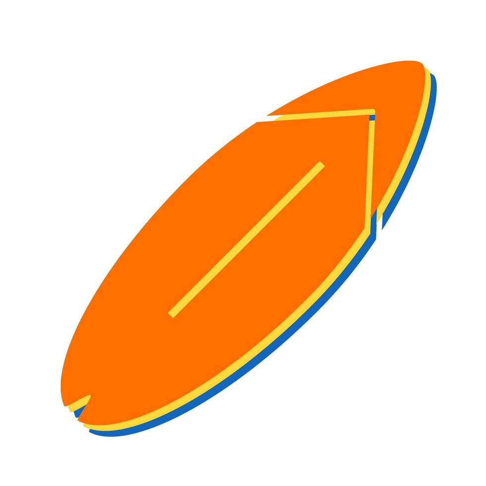 surfing bord vector icoon