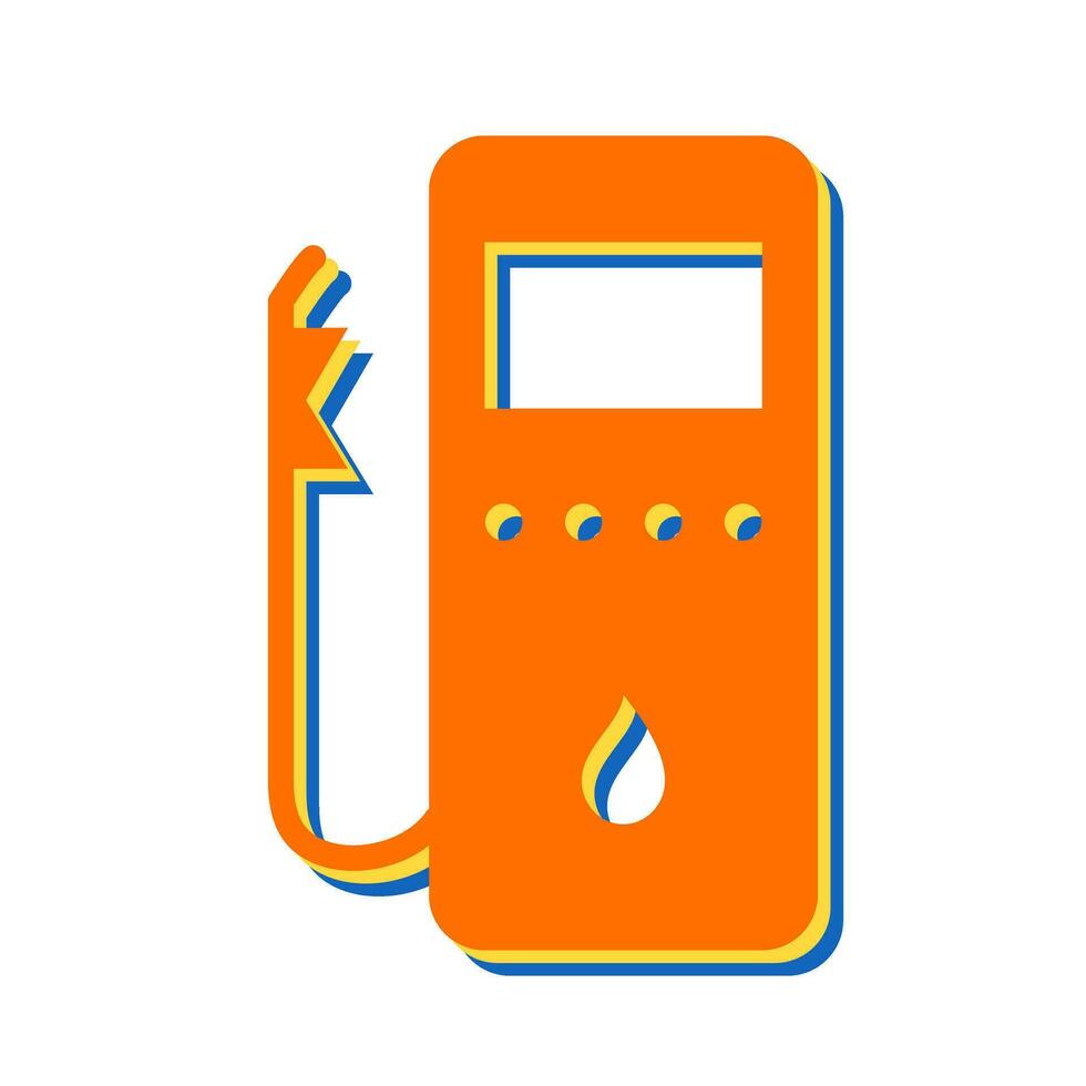 benzine station vector icoon