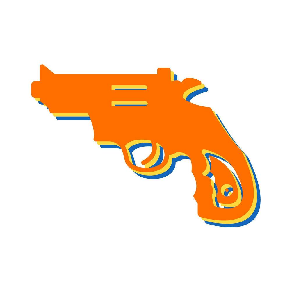 revolver vector icoon