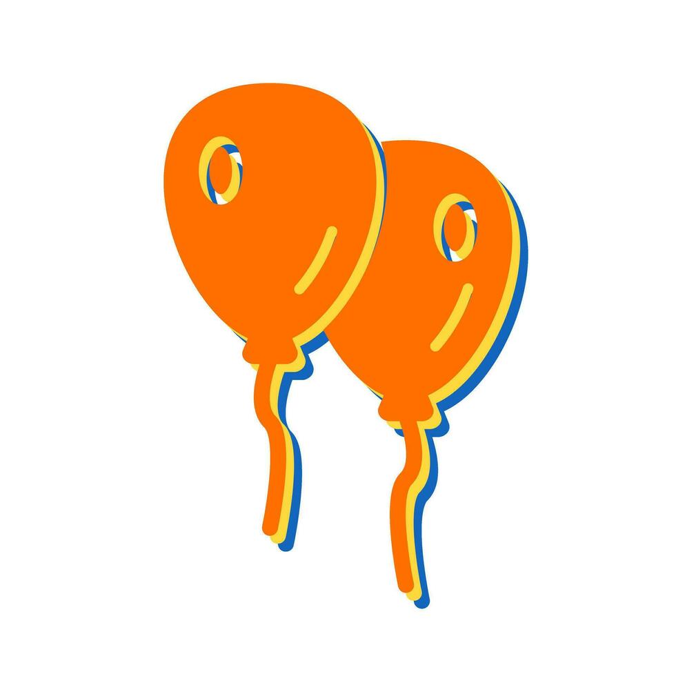 ballonnen vector icon