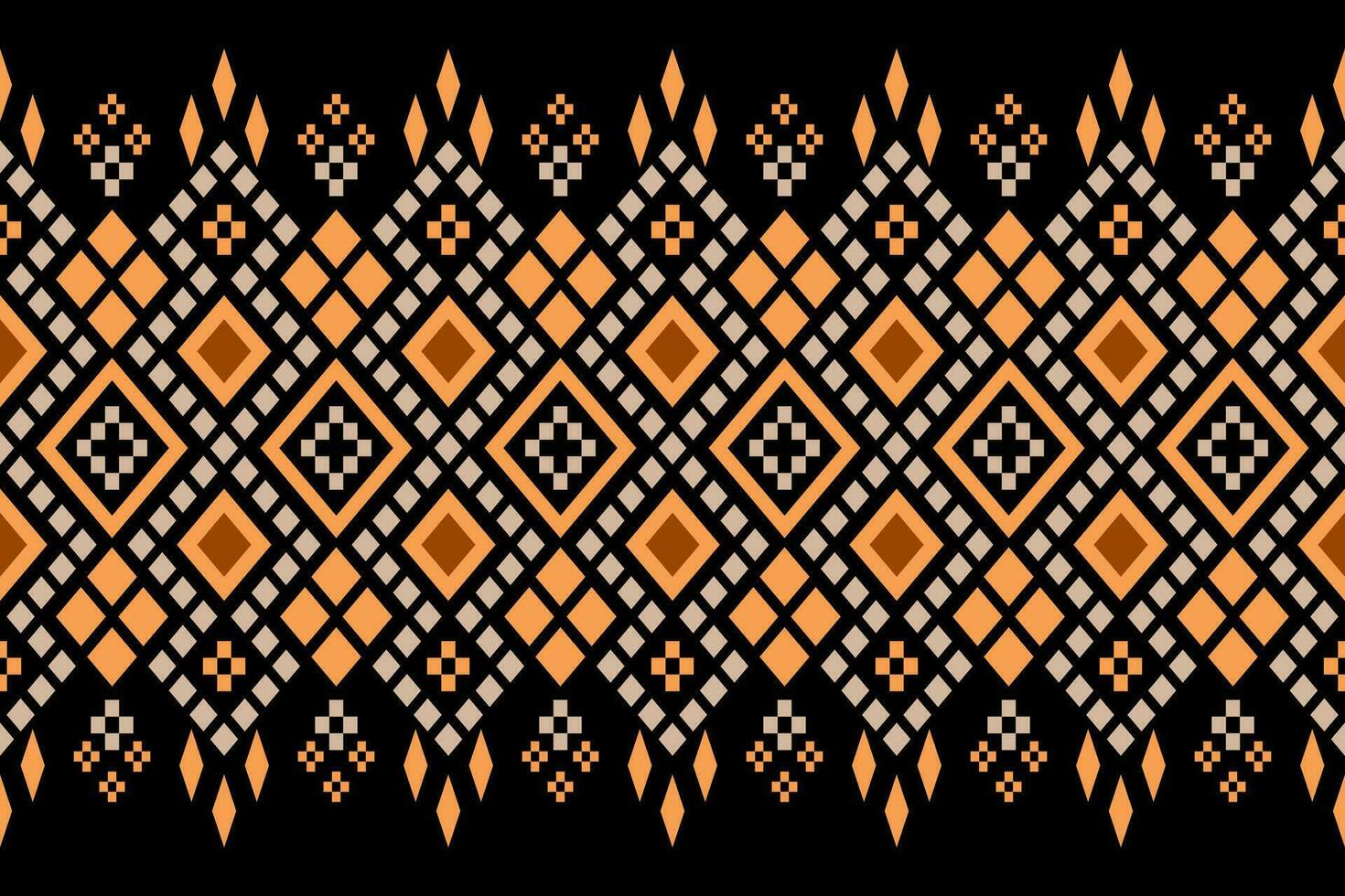 kruis steek kleurrijk meetkundig traditioneel etnisch patroon ikat naadloos patroon abstract ontwerp voor kleding stof afdrukken kleding jurk tapijt gordijnen en sarong aztec Afrikaanse Indisch Indonesisch vector
