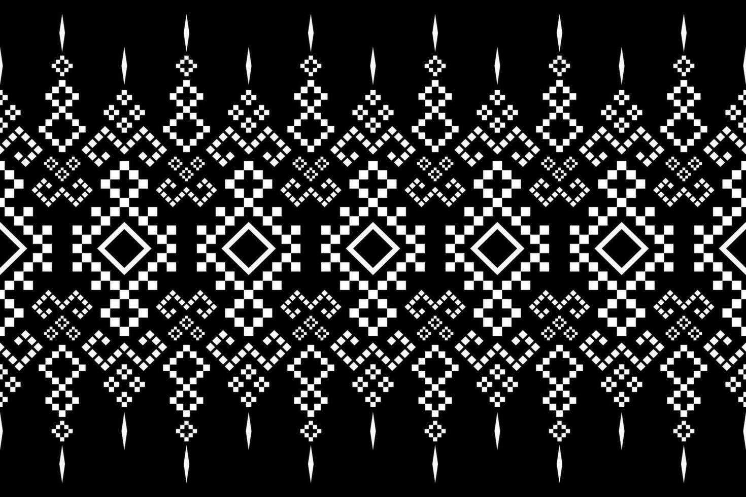 kruis steek kleurrijk meetkundig traditioneel etnisch patroon ikat naadloos patroon abstract ontwerp voor kleding stof afdrukken kleding jurk tapijt gordijnen en sarong aztec Afrikaanse Indisch Indonesisch vector