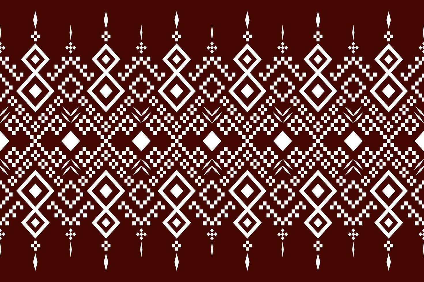 kruis steek kleurrijk meetkundig traditioneel etnisch patroon ikat naadloos patroon abstract ontwerp voor kleding stof afdrukken kleding jurk tapijt gordijnen en sarong aztec Afrikaanse Indisch Indonesisch vector