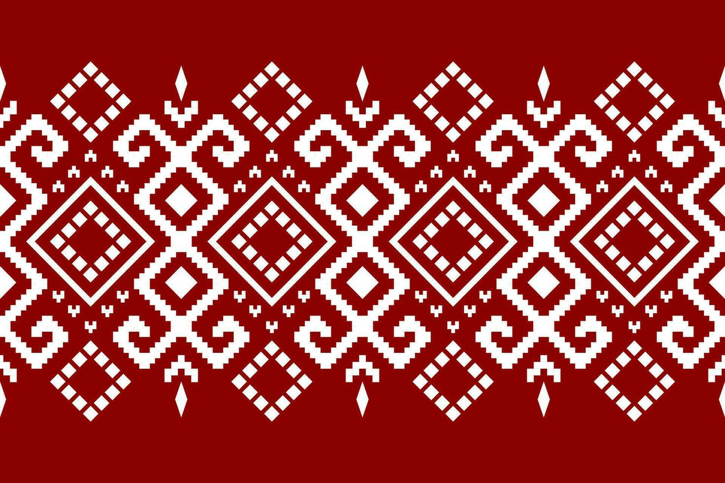 kruis steek kleurrijk meetkundig traditioneel etnisch patroon ikat naadloos patroon abstract ontwerp voor kleding stof afdrukken kleding jurk tapijt gordijnen en sarong aztec Afrikaanse Indisch Indonesisch vector