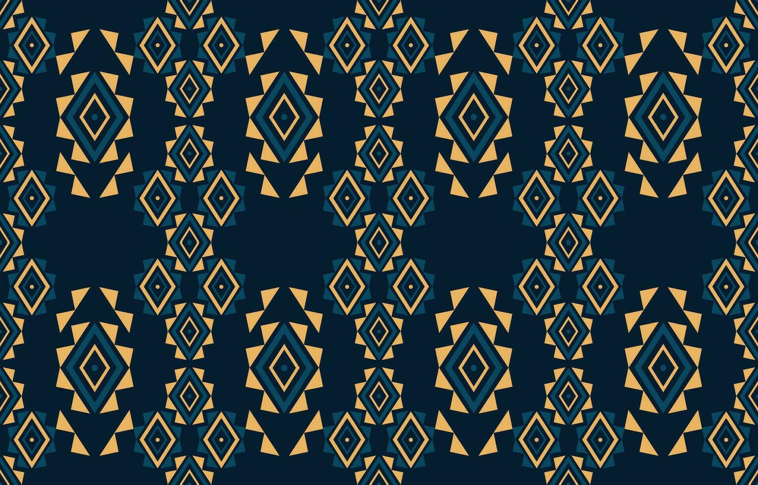 etnisch abstract ikat kunst. aztec ornament afdrukken. meetkundig etnisch patroon naadloos kleur oosters. ontwerp voor achtergrond ,gordijn, tapijt, behang, kleding, inpakken, batik, vector illustratie.