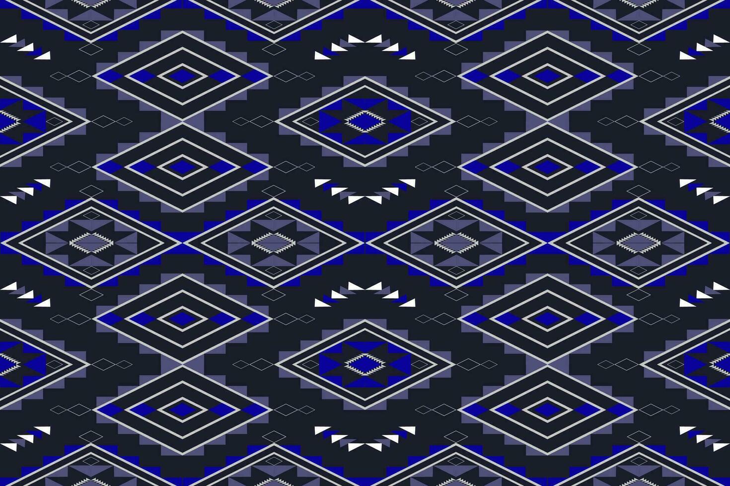 inheems ikat stof.aztec geometrisch kunst ornament ontwerp voor tapijt,behang,kleding,verpakking,textiel.damast stijl patroon voor textiel en decoratie.naadloos patroon in stam. vector