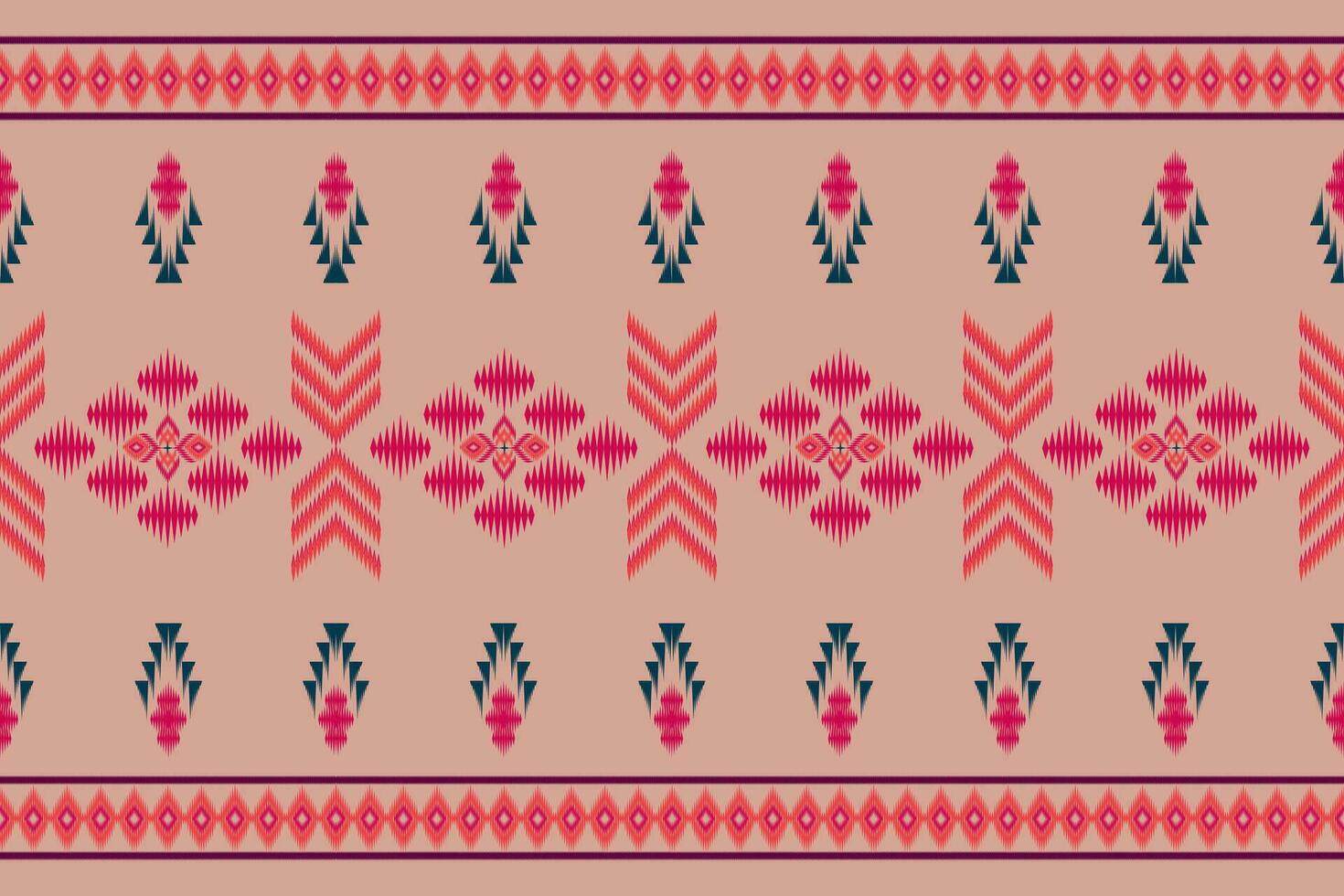 abstract etnisch aztec meetkundig patroon ontwerp voor achtergrond.etnisch ikat meetkundig patroon voor levendig kleur.kleurrijk meetkundig borduurwerk voor textiel,stof,kleding,achtergrond,batik,gebreide kleding vector