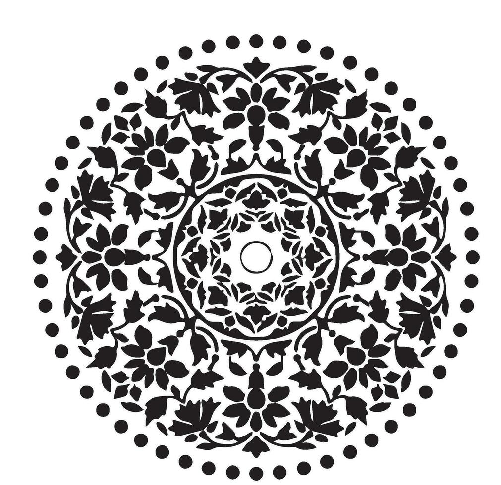 bloem wijnstokken vector ontwerp in zwart en wit