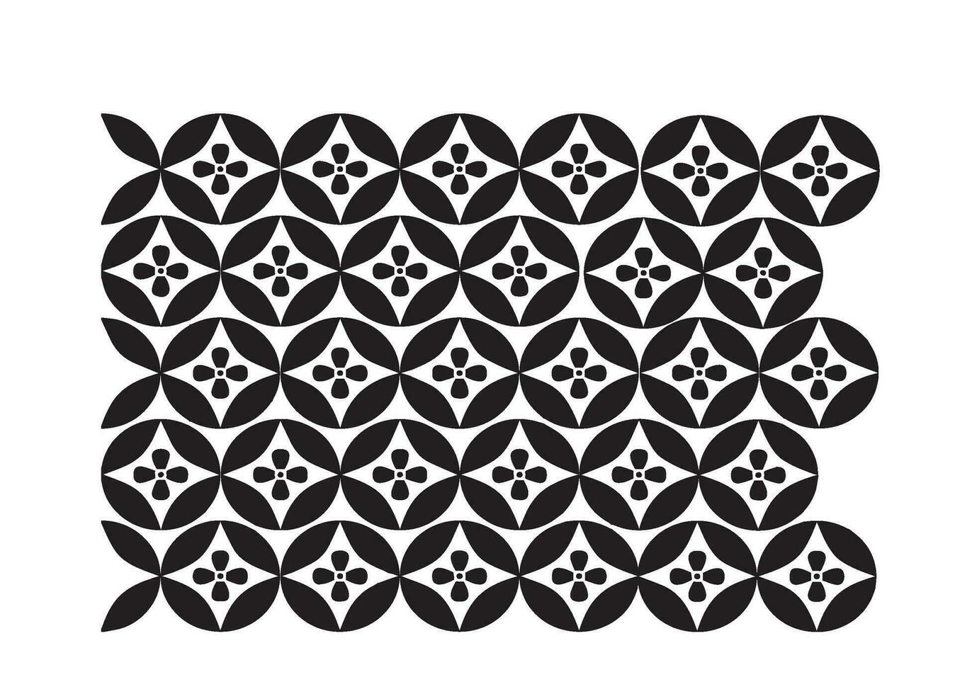 klein dots en pleinen vector patroon illustratie in zwart en wit
