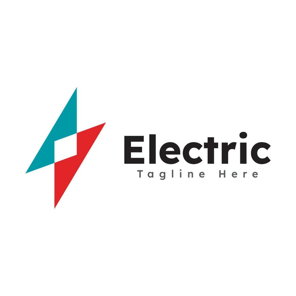 elektrisch logo icoon symbool sjabloon ontwerp vector