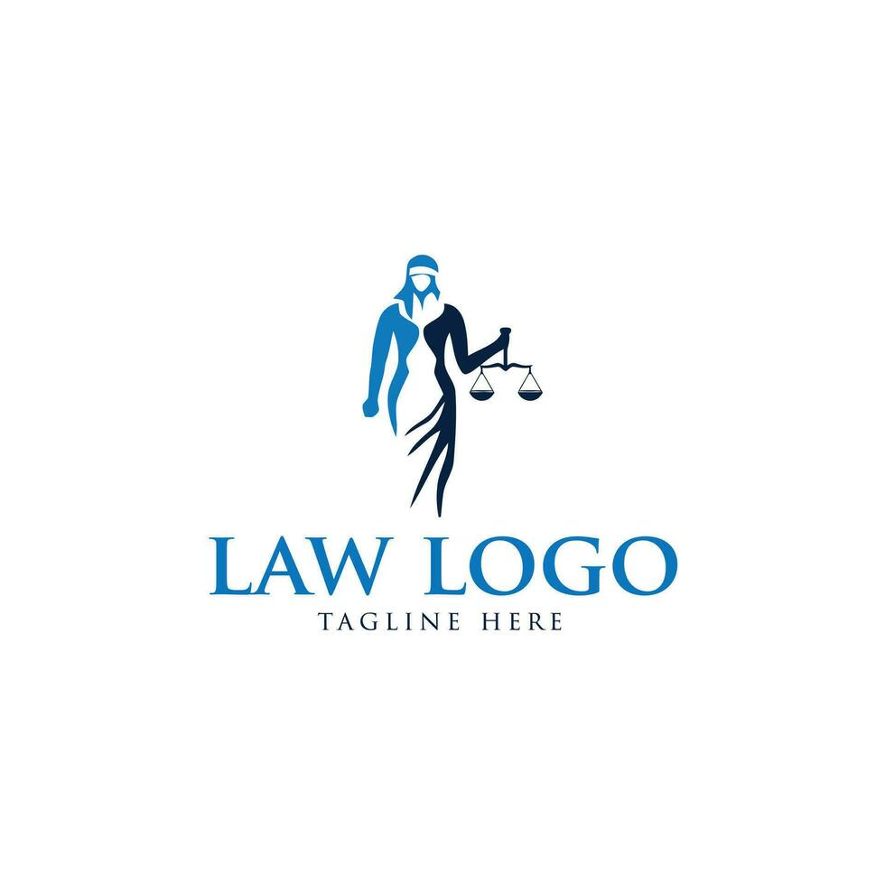 wet firma logo ontwerp, advocaat logo vector