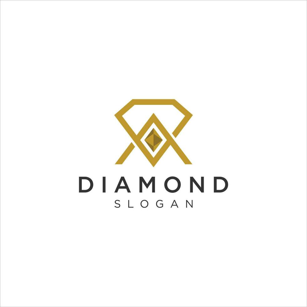 diamant met schets luxe ontwerp concepten vector