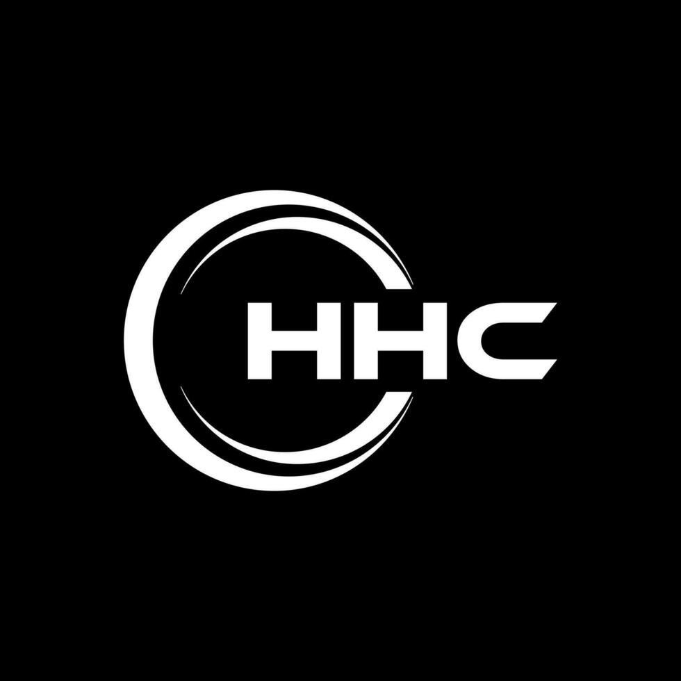 hhc logo ontwerp, inspiratie voor een uniek identiteit. modern elegantie en creatief ontwerp. watermerk uw succes met de opvallend deze logo. vector