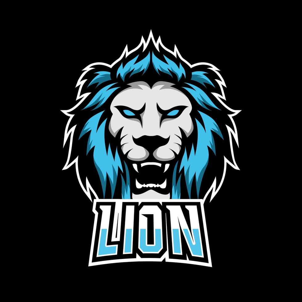 boze leeuw jaguar mascotte sport esport logo sjabloon vector