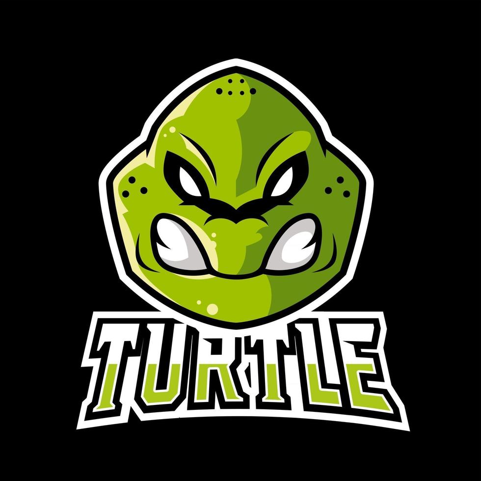 schildpad sport of esport gaming mascotte logo sjabloon, voor uw team vector