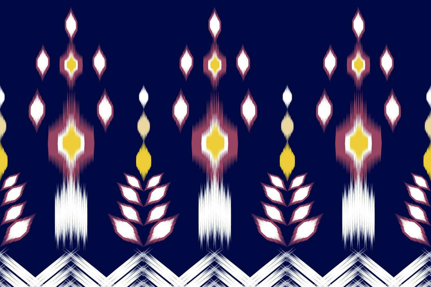 ikat geometrische folklore ornament. tribale etnische vector textuur. naadloos gestreept patroon in Azteekse stijl. figuur tribal borduurwerk. indisch, scandinavisch, zigeuner, mexicaans, volkspatroon.