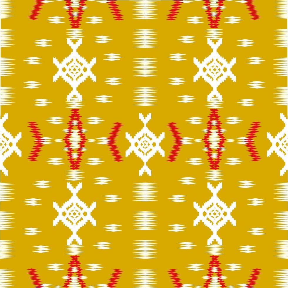 meetkundig vector ikat patroon. etnisch traditioneel tribal kunst naadloos patroon in stam, volk borduurwerk, en Mexicaans stijl. aztec meetkundig kunst ornament afdrukken. ontwerp voor tapijt, behang, kleding