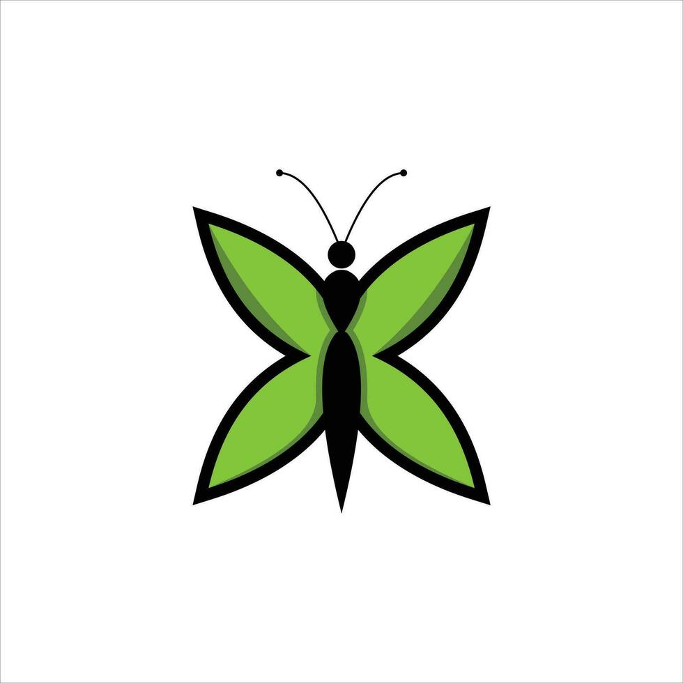 silhouet van een vlinder vector icoon
