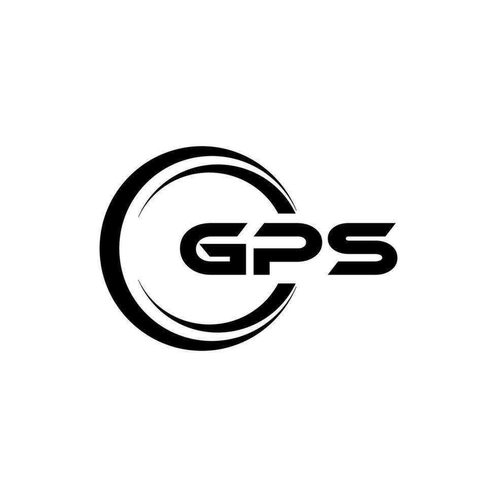 GPS logo ontwerp, inspiratie voor een uniek identiteit. modern elegantie en creatief ontwerp. watermerk uw succes met de opvallend deze logo. vector