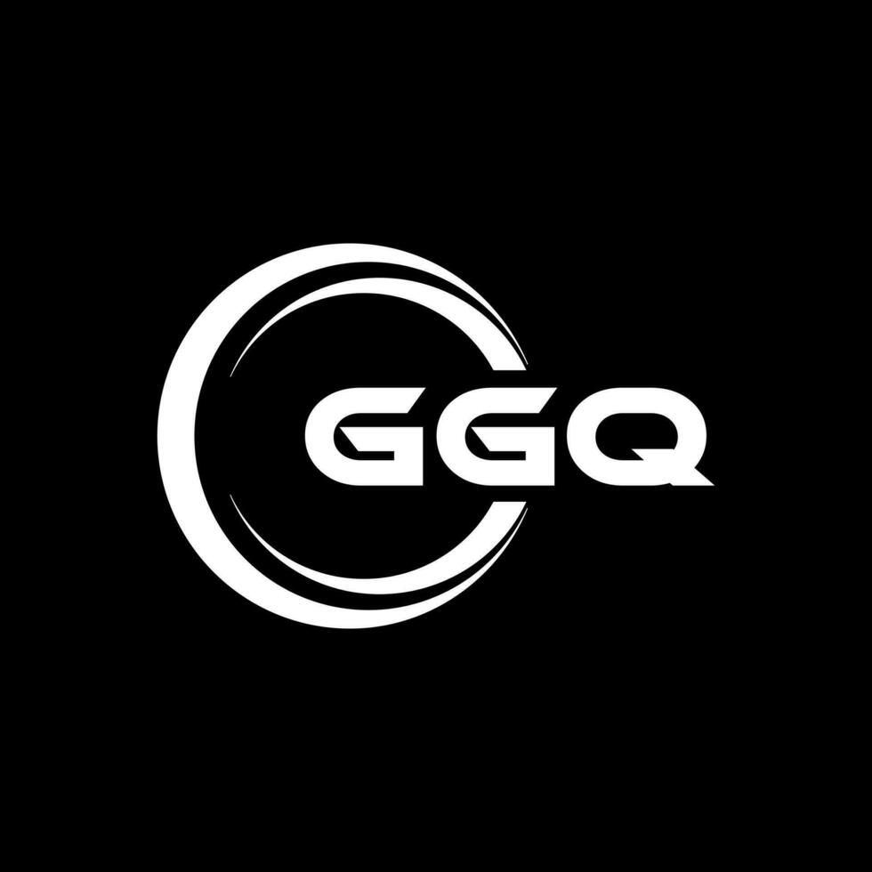 ggq logo ontwerp, inspiratie voor een uniek identiteit. modern elegantie en creatief ontwerp. watermerk uw succes met de opvallend deze logo. vector