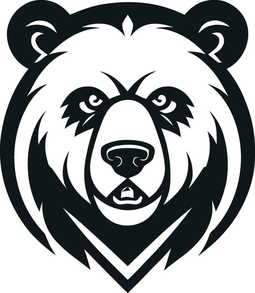 beer logo vector boos woest dapper eng beest wild uitbundig grizzly natuur Woud