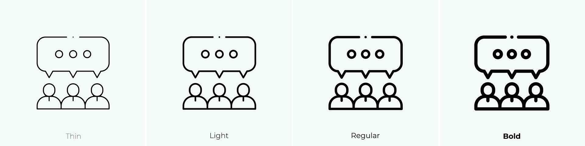 onderwerp icoon. dun, licht, regelmatig en stoutmoedig stijl ontwerp geïsoleerd Aan wit achtergrond vector