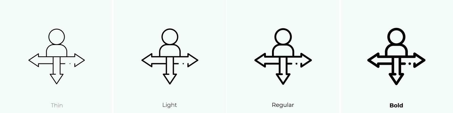 gebruiker icoon. dun, licht, regelmatig en stoutmoedig stijl ontwerp geïsoleerd Aan wit achtergrond vector