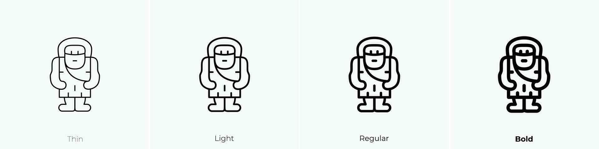 holbewoner icoon. dun, licht, regelmatig en stoutmoedig stijl ontwerp geïsoleerd Aan wit achtergrond vector