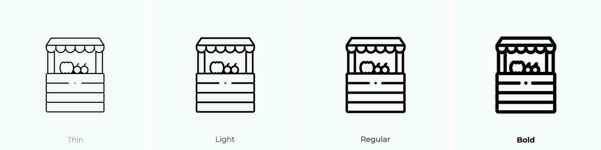 veganistisch op te slaan icoon. dun, licht, regelmatig en stoutmoedig stijl ontwerp geïsoleerd Aan wit achtergrond vector