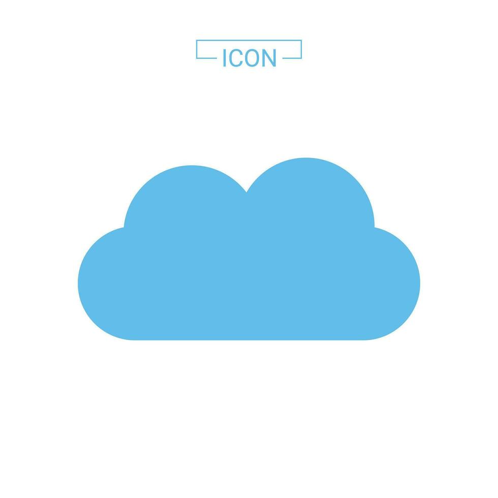 wolken vector pictogram geïsoleerd op een witte achtergrond