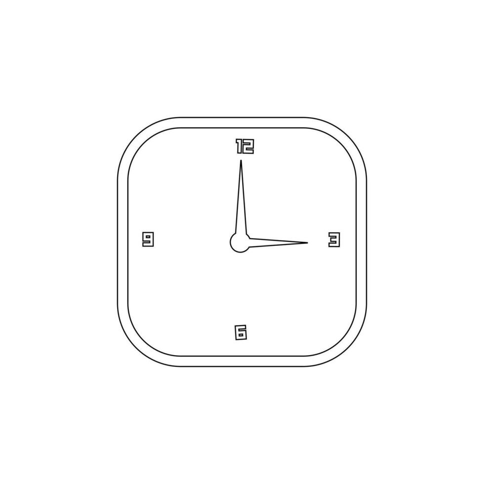 realistisch cirkel vormig analoog klok vector