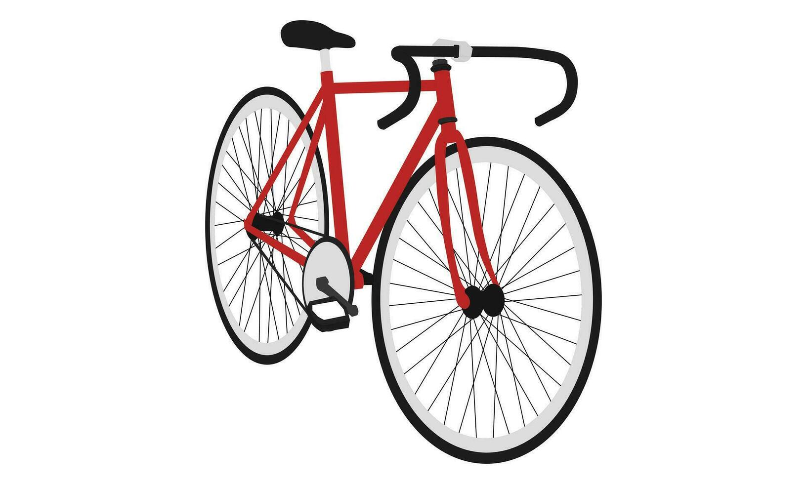 fiets illustratie Aan wit achtergrond vector