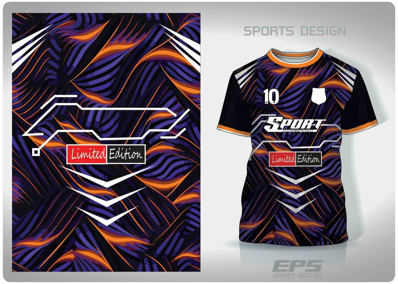 vector sport- overhemd achtergrond beeld flikkert oranje licht patroon ontwerp, illustratie, textiel achtergrond voor sport- t-shirt, Amerikaans voetbal Jersey overhemd