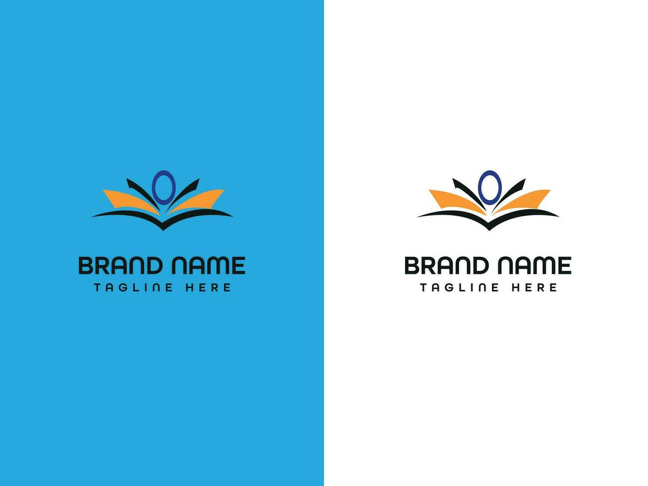 brief logo ontwerp vector