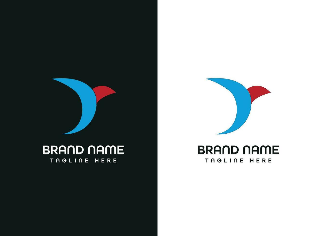 brief logo ontwerp vector