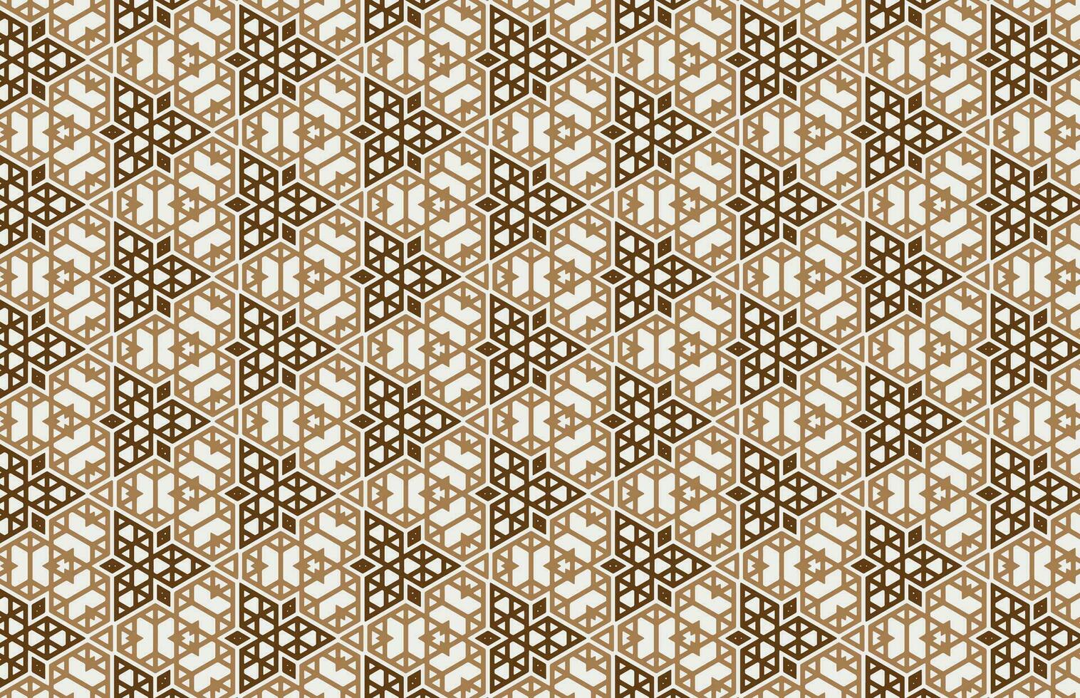 bruin naadloos geometrie kleding stof patroon vector