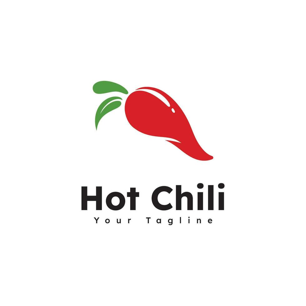 pittig Chili logo vector, rood peper logo icoon sjabloon vector