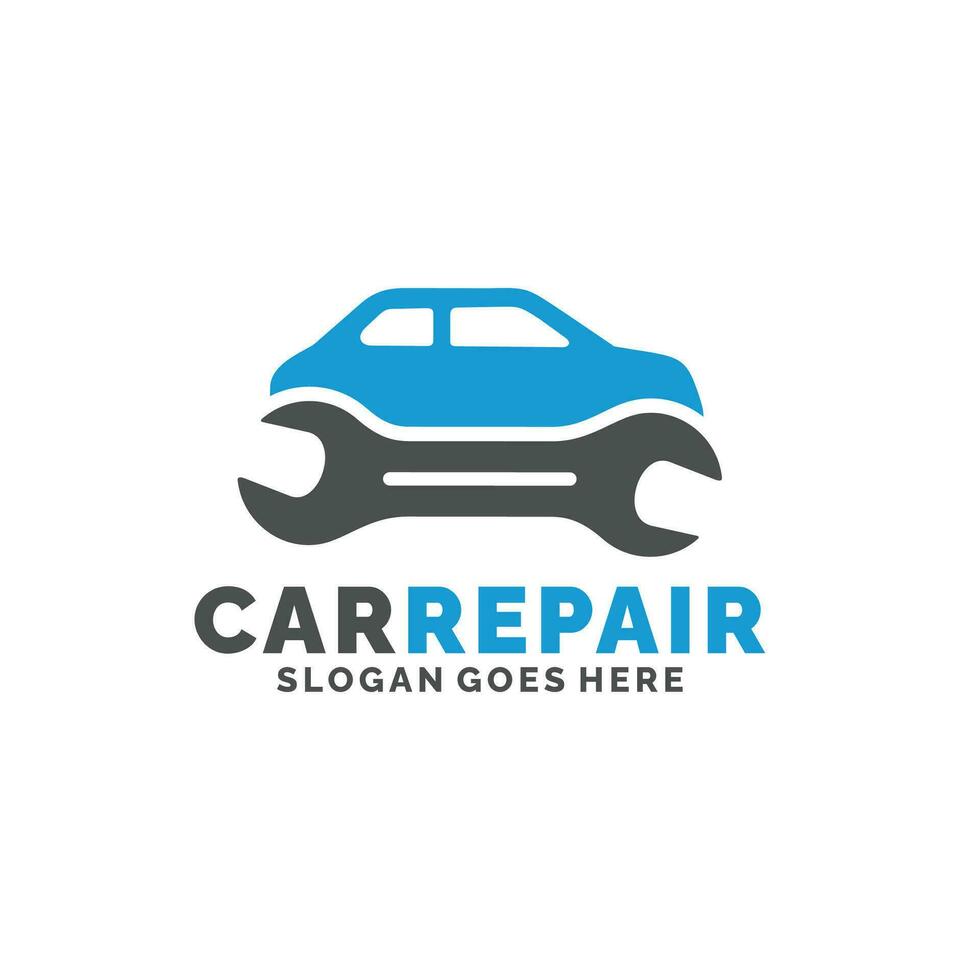 auto reparatie logo ontwerp vector illustratie