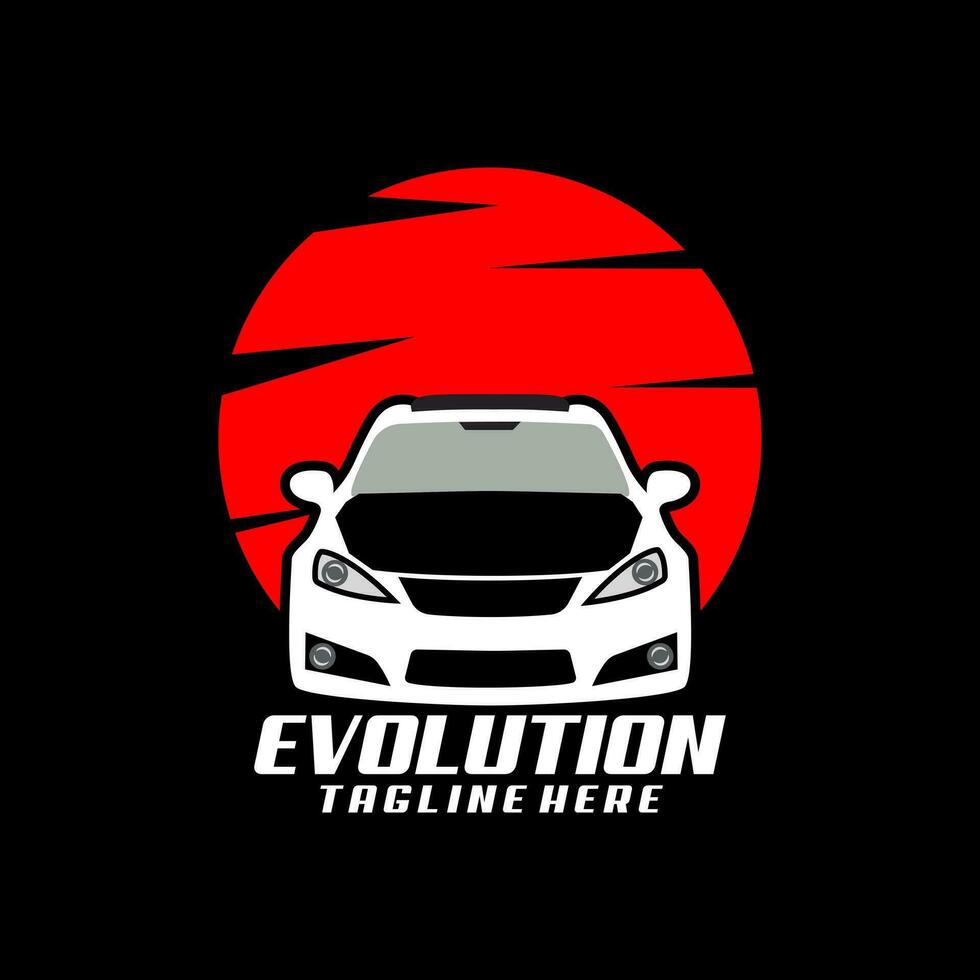 automotive sport auto evolutie wijziging logo ontwerp vector