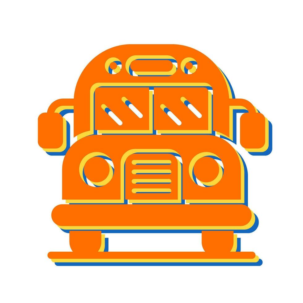 schoolbus vector pictogram