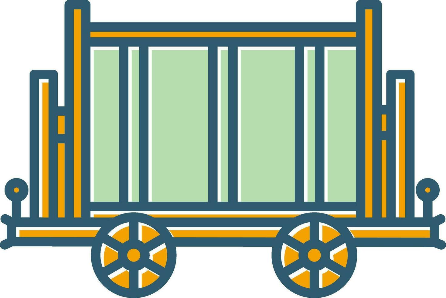 trolley vector pictogram vector