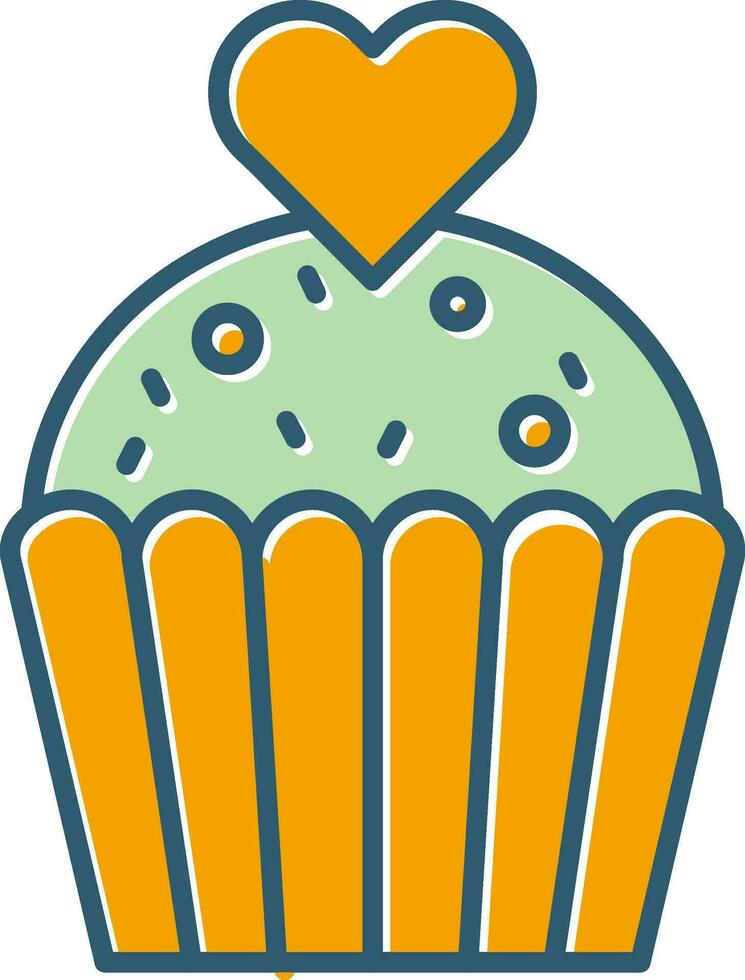 cupcake vector icoon