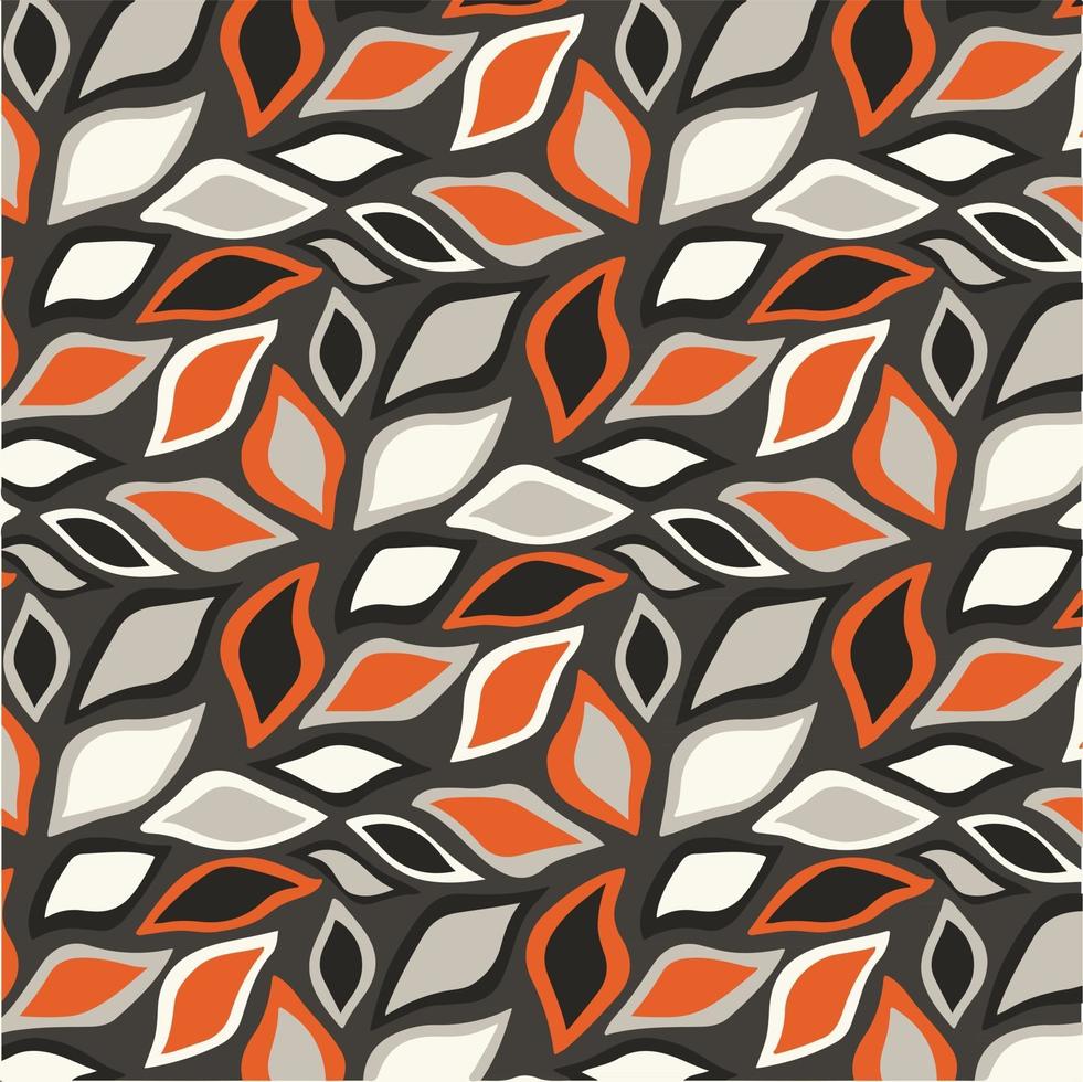 minimalistisch bladerenpatroon, bladeren abstracte achtergrond vector